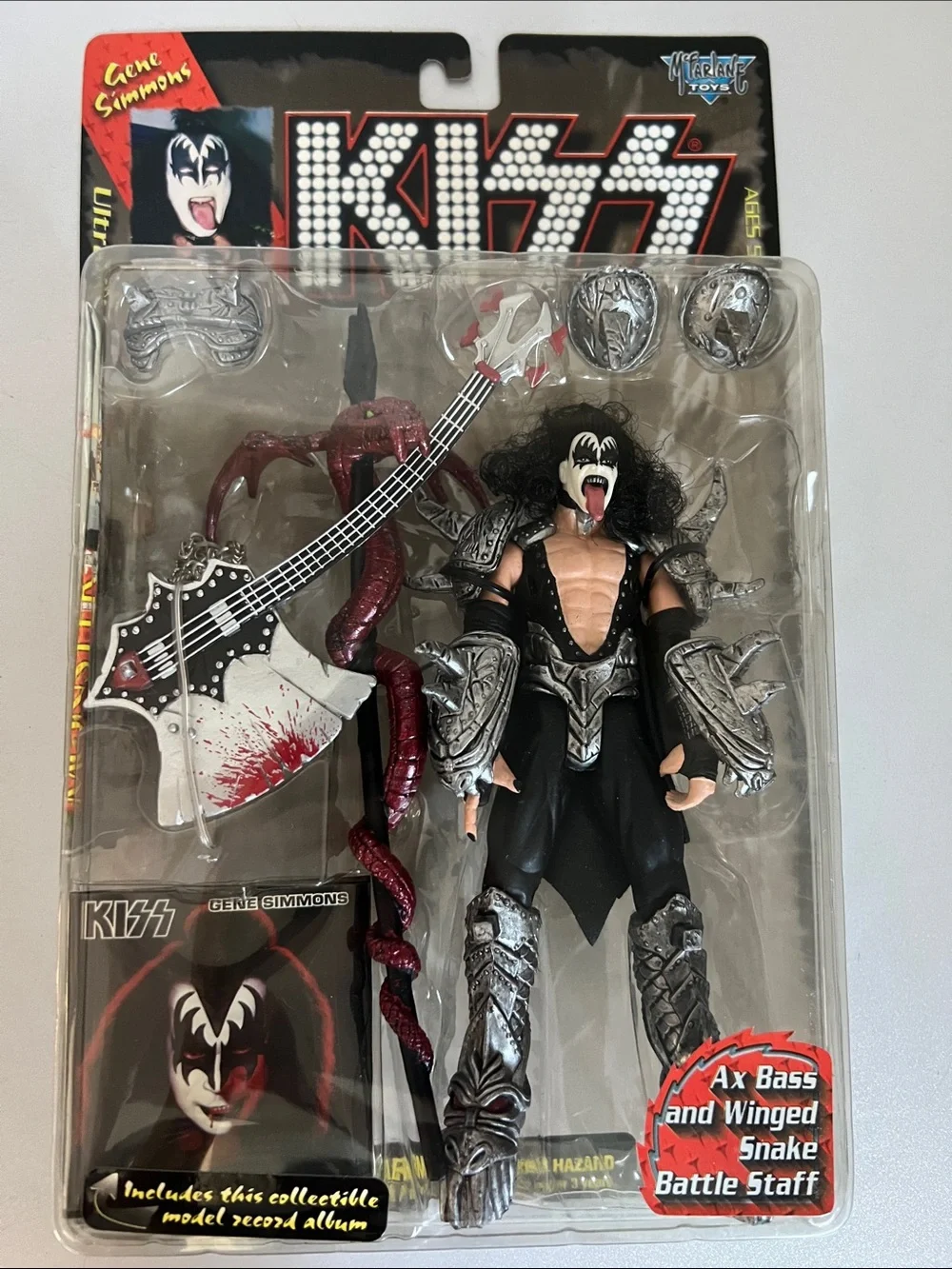 KISS Ultra Action Figures LP Set/4 Sealed/Mint 1997